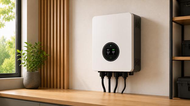 Hybrid solar inverter